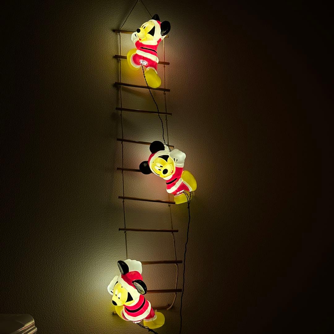 ディズニー ミッキー クリスマス イルミネーション LED レトロ