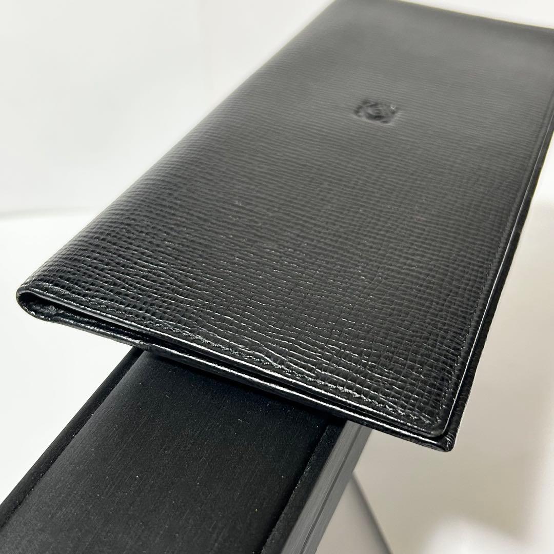 美品 LOEWE ロエベ L18 アナグラム レザー 二つ折り 長財布