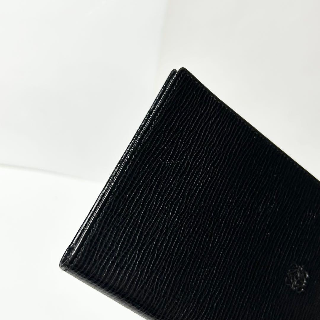 美品 LOEWE ロエベ L18 アナグラム レザー 二つ折り 長財布