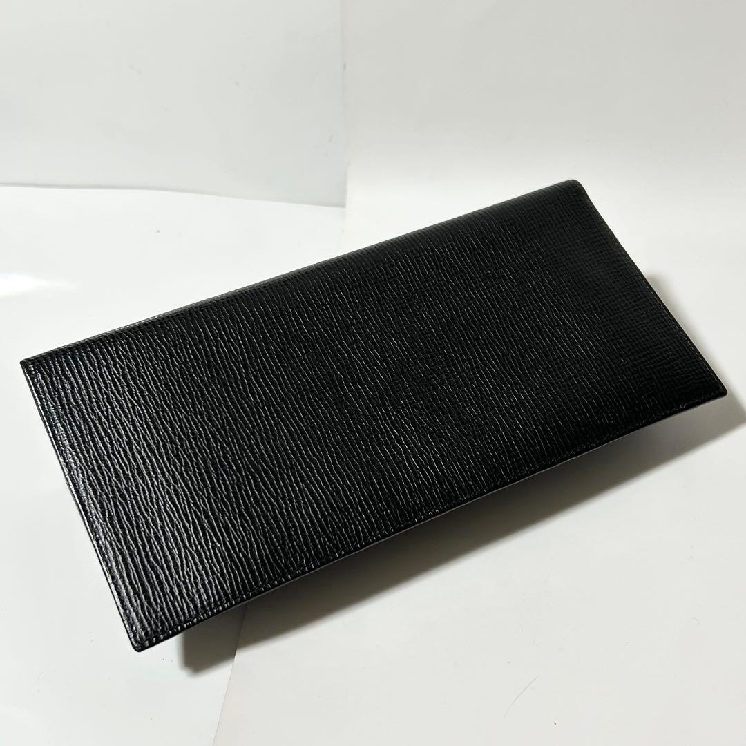 美品 LOEWE ロエベ L18 アナグラム レザー 二つ折り 長財布