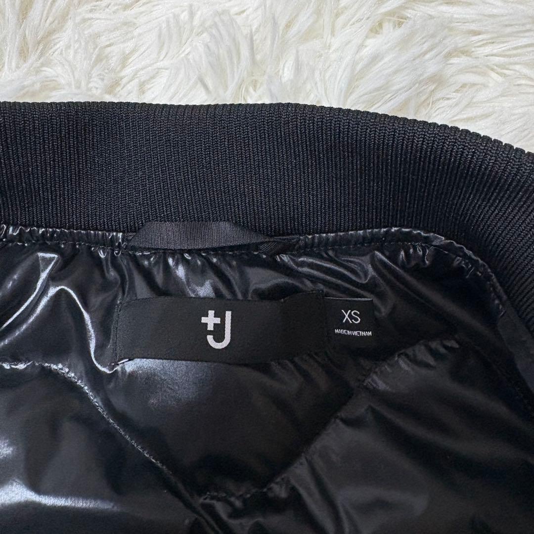 【美品】 +J UNIQLO ハイブリッドダウンオーバーサイズMA-1 XS 黒