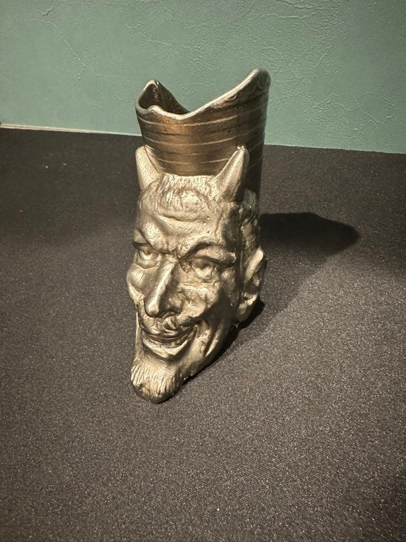 ビンテージ アンティーク デビル 灰皿 ヒュミドール タバコ マッチケース 置物