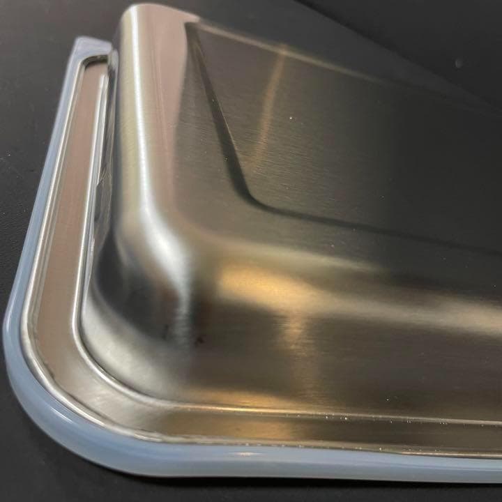 燕三　重ねて使えるステンレス角バット アミ・蓋付　バット5 蓋4 網2