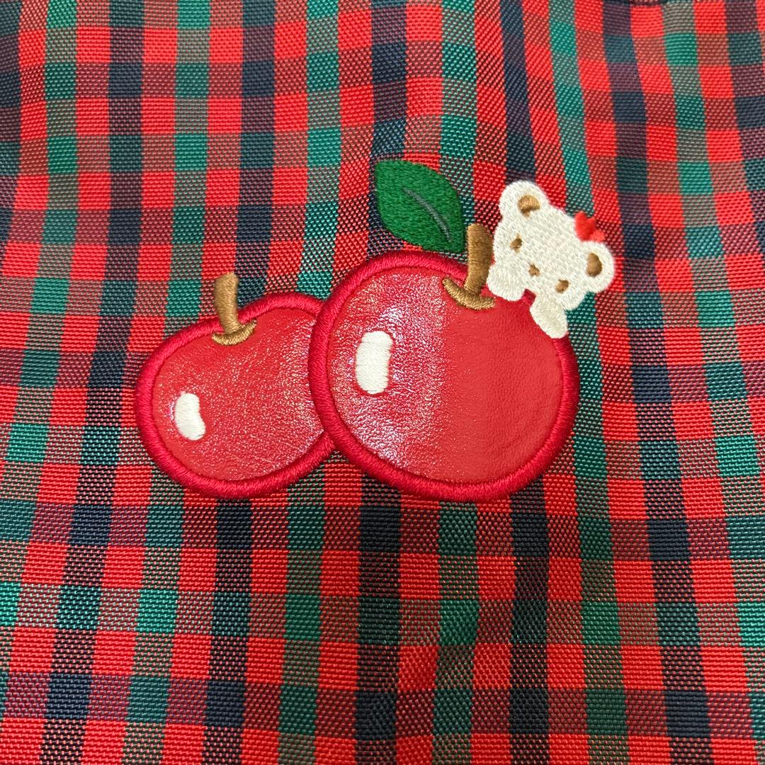 ファミリア familiar トートバッグ レッスンバッグ かばん 赤