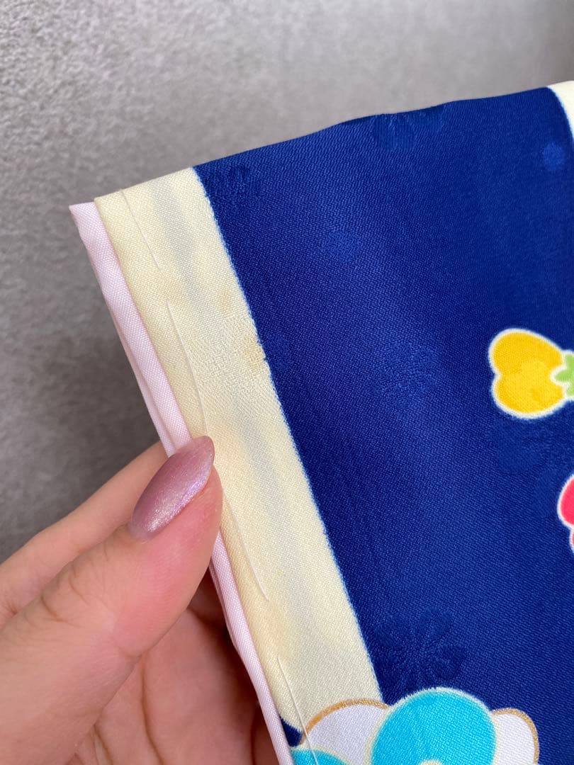 女の子 七五三 着物被布セット 付属品付き