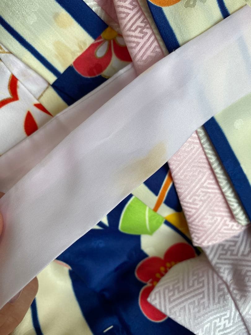 女の子 七五三 着物被布セット 付属品付き