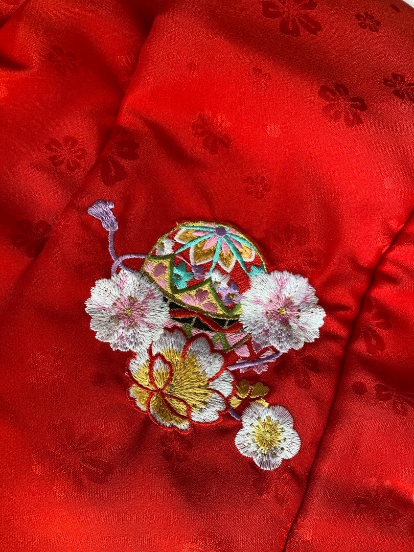 女の子 七五三 着物被布セット 付属品付き