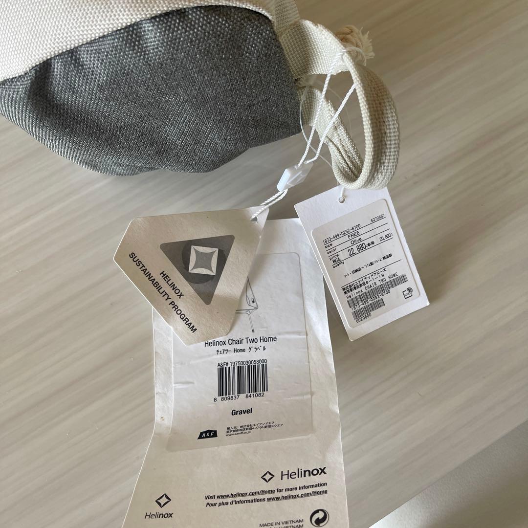 新品未使用Helinox Chair Two  Olive