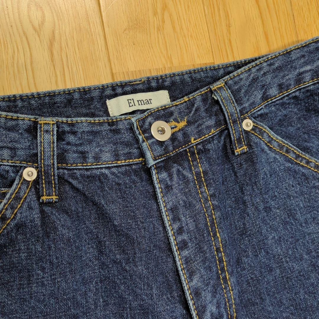 【美品】El mar　ペインターデニム　Мサイズ　 CANALJEAN