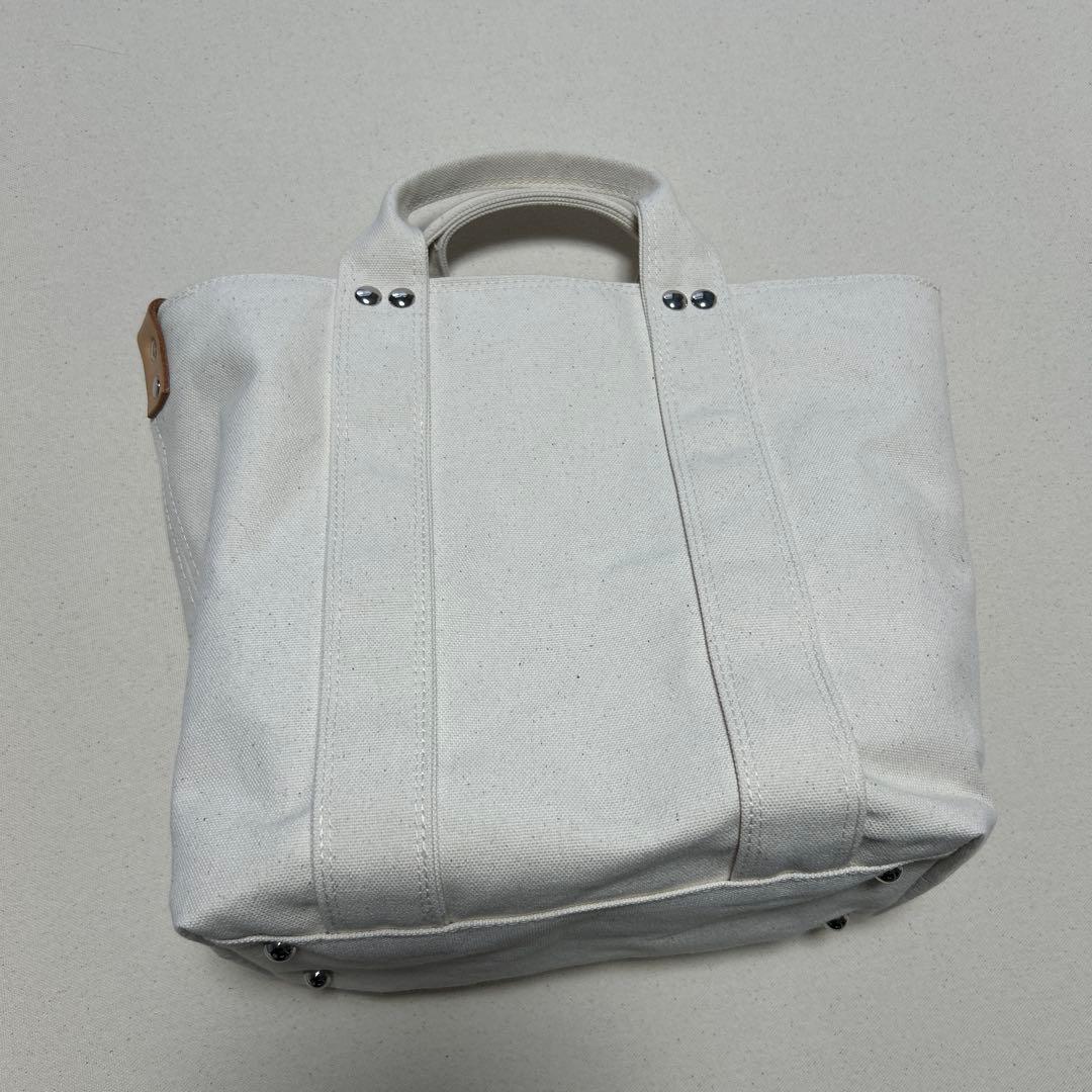 倉敷帆布　ホワイトキャンバス トートバッグ
