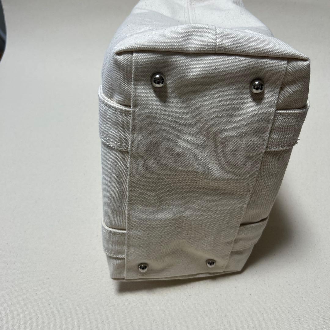 倉敷帆布　ホワイトキャンバス トートバッグ