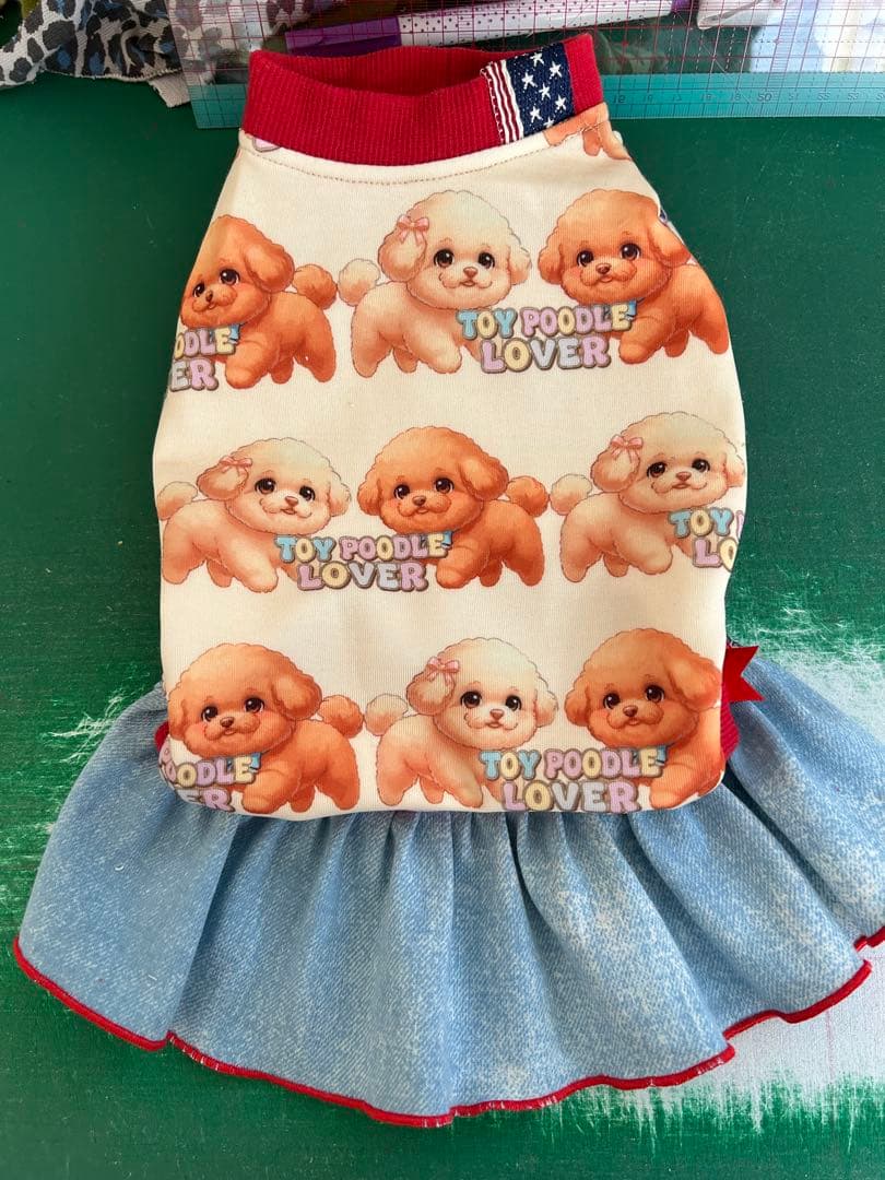 犬服ハンドメイド　タンクトップ(9696)