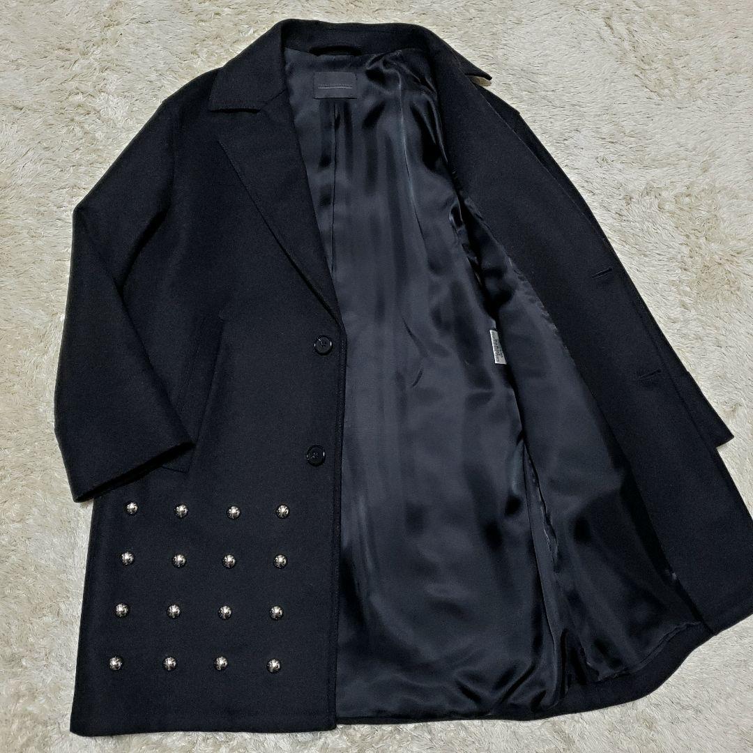 極美品✨DIESEL　BLACKGOLD　チェスターコート　スタッズ　36
