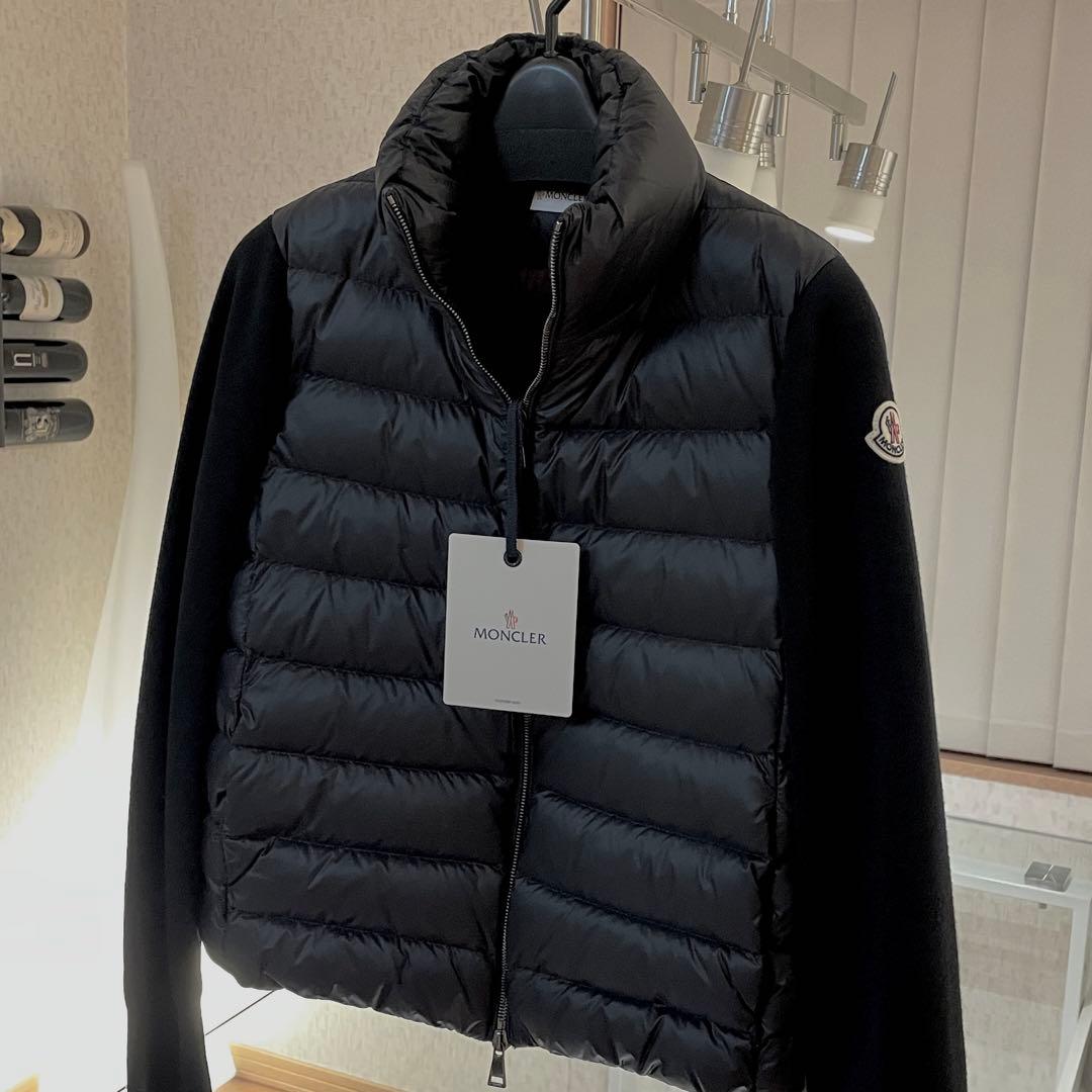 【国内正規品】MONCLER 銀座店購入 レディース ニットダウン ブラックXS