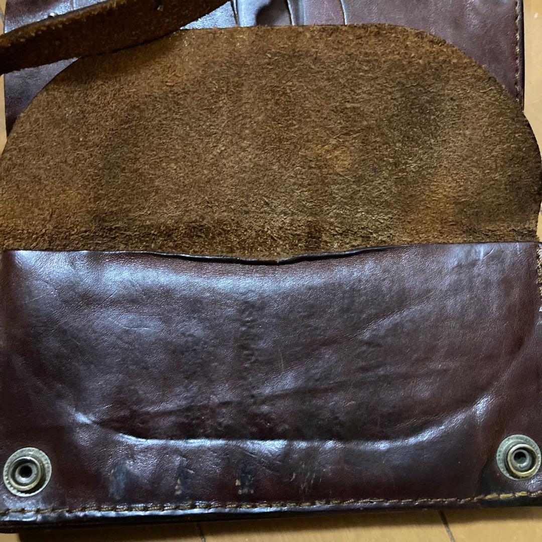 ブラウン　ウォレット　チェーン　htc