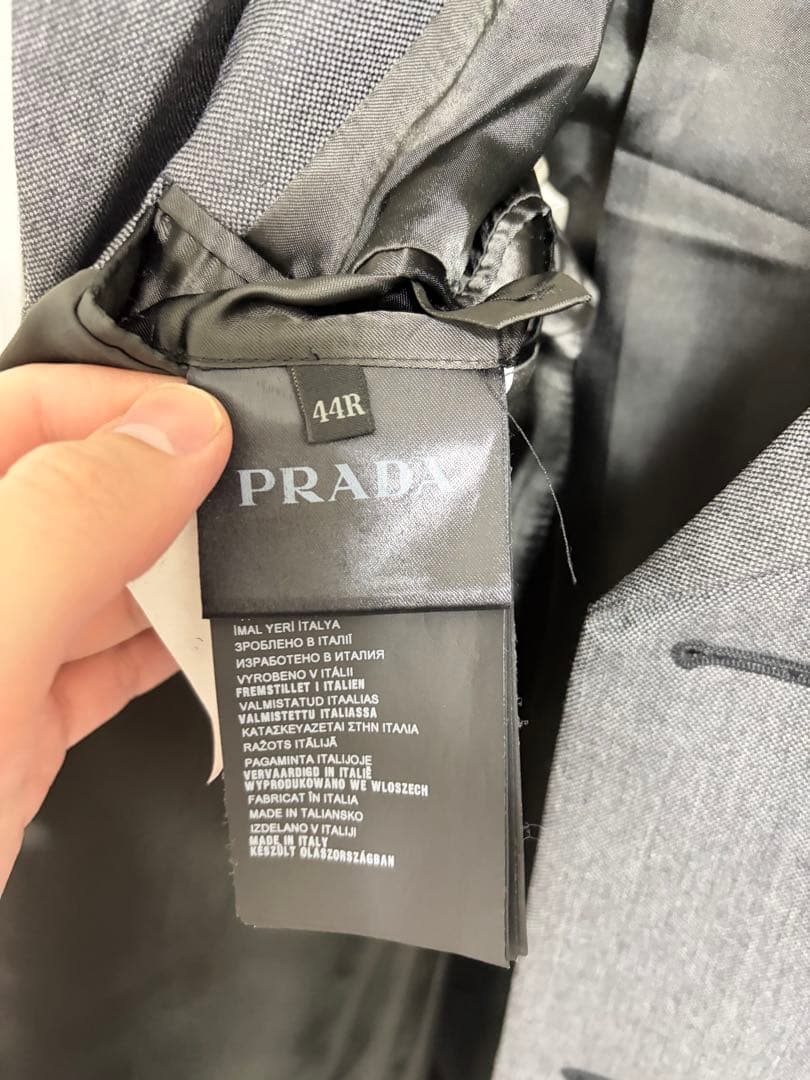 PRADA プラダ　2015aw ダブルチェスターコート　44