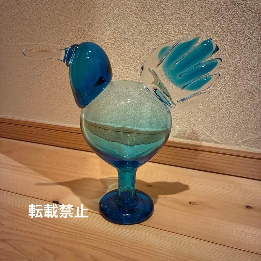 置物 Birds by Toikka ANO Turquoise Scope 25th
