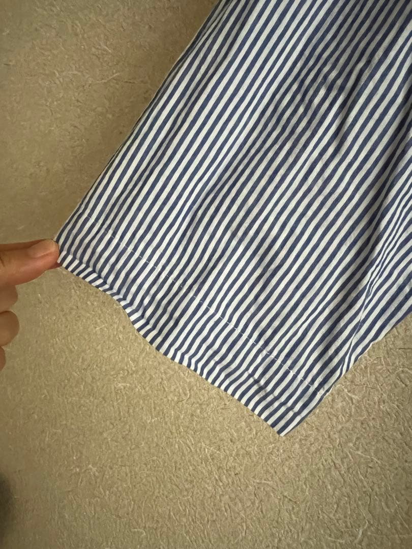 “ヴェリテクール”コットンオールインワン・ストライプ