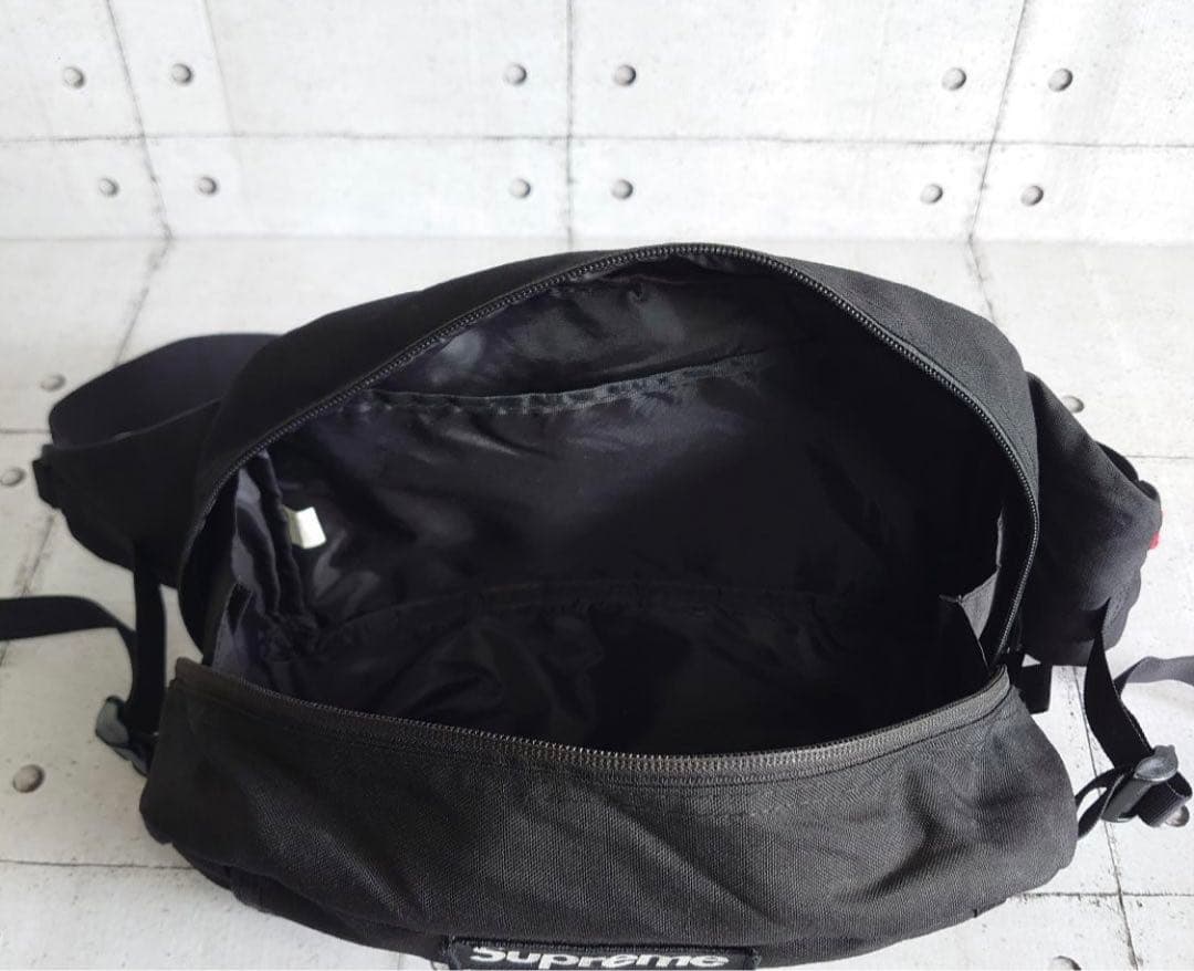 ブラック Supreme ウエストバッグ Box Logo