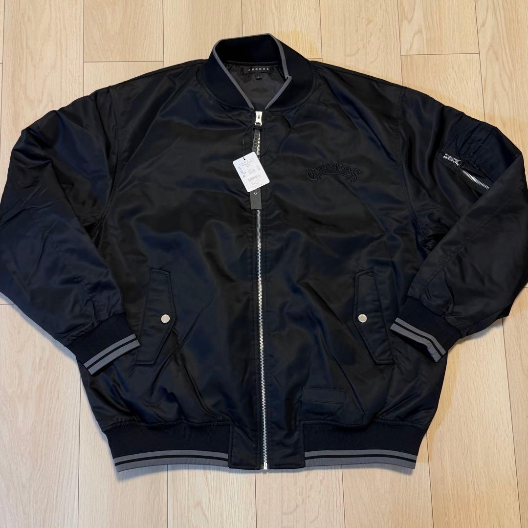 クロノス MA-1 ジャケット CRONOS L 新品 黒　クロノスジャケット