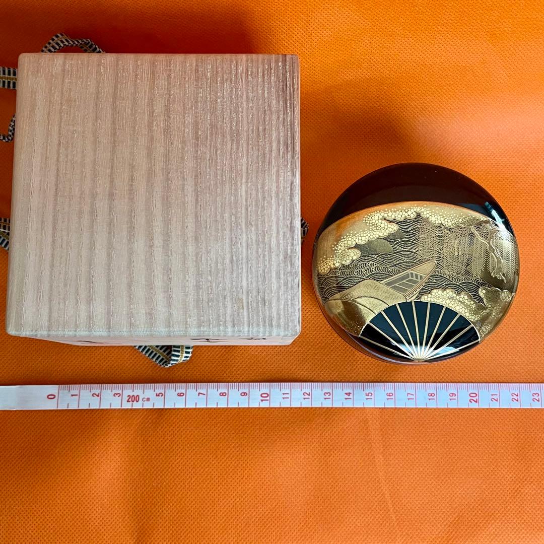 童甫　扇面平棗