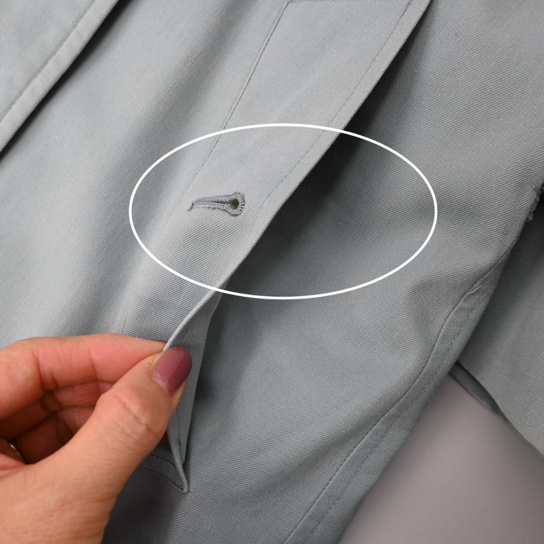 47957★年 バーバリーズ ノバチェック トレンチコート ライトブルー*