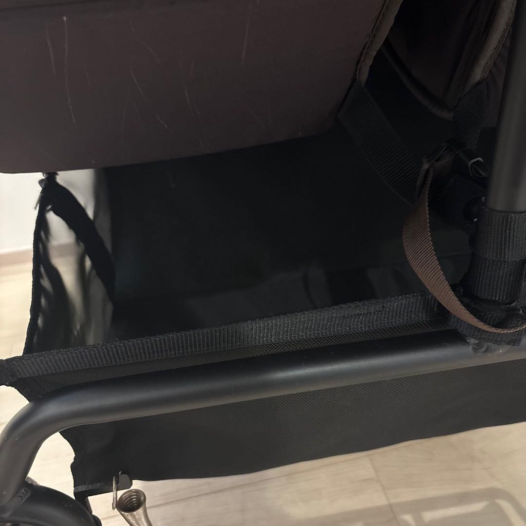 AirBuggy ココダブル ベビーカー ブラウン 双子ベビーカー　付属品あり