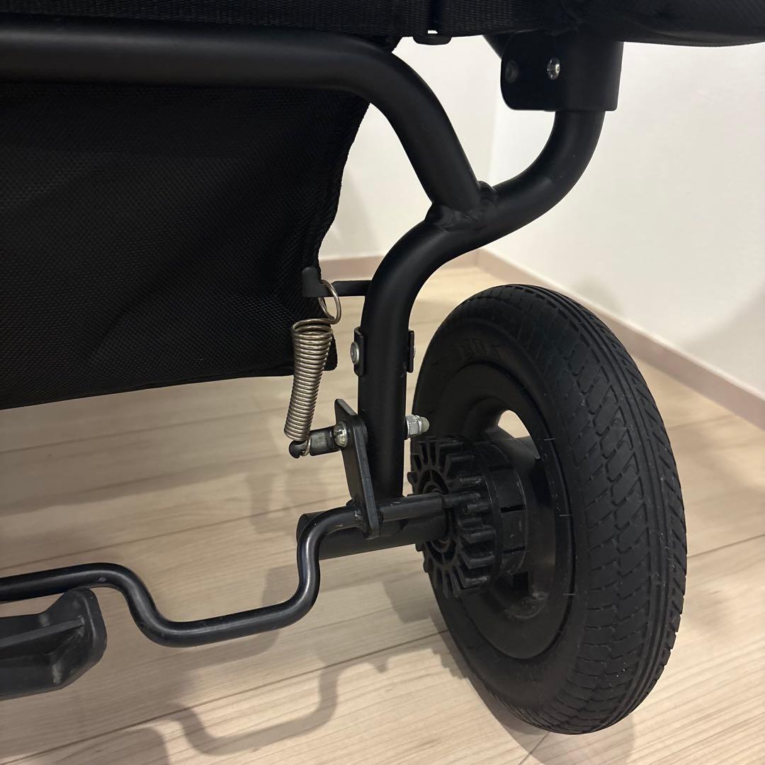 AirBuggy ココダブル ベビーカー ブラウン 双子ベビーカー　付属品あり