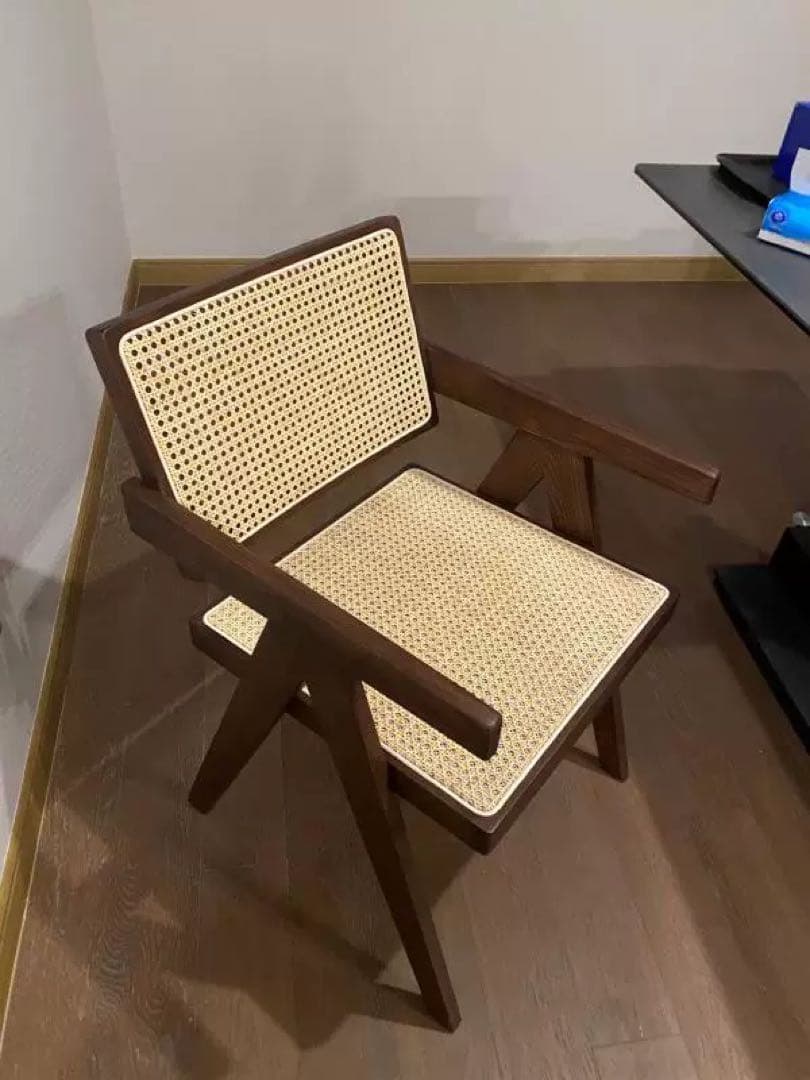 【未使用】ピエールジャンヌレ　アームチェア　ウォルナット