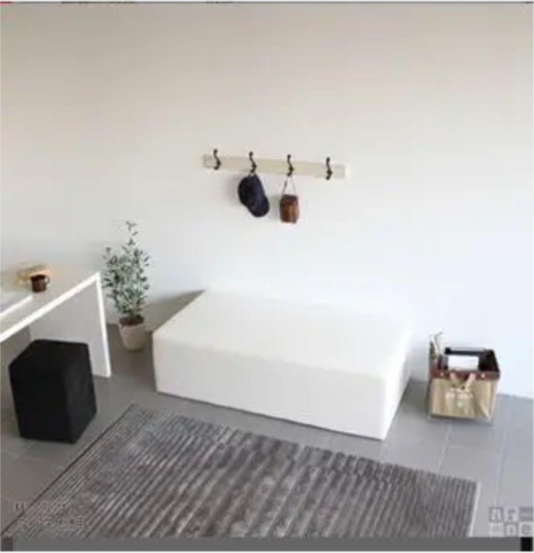 ソファ　スツール　ホワイト　　1