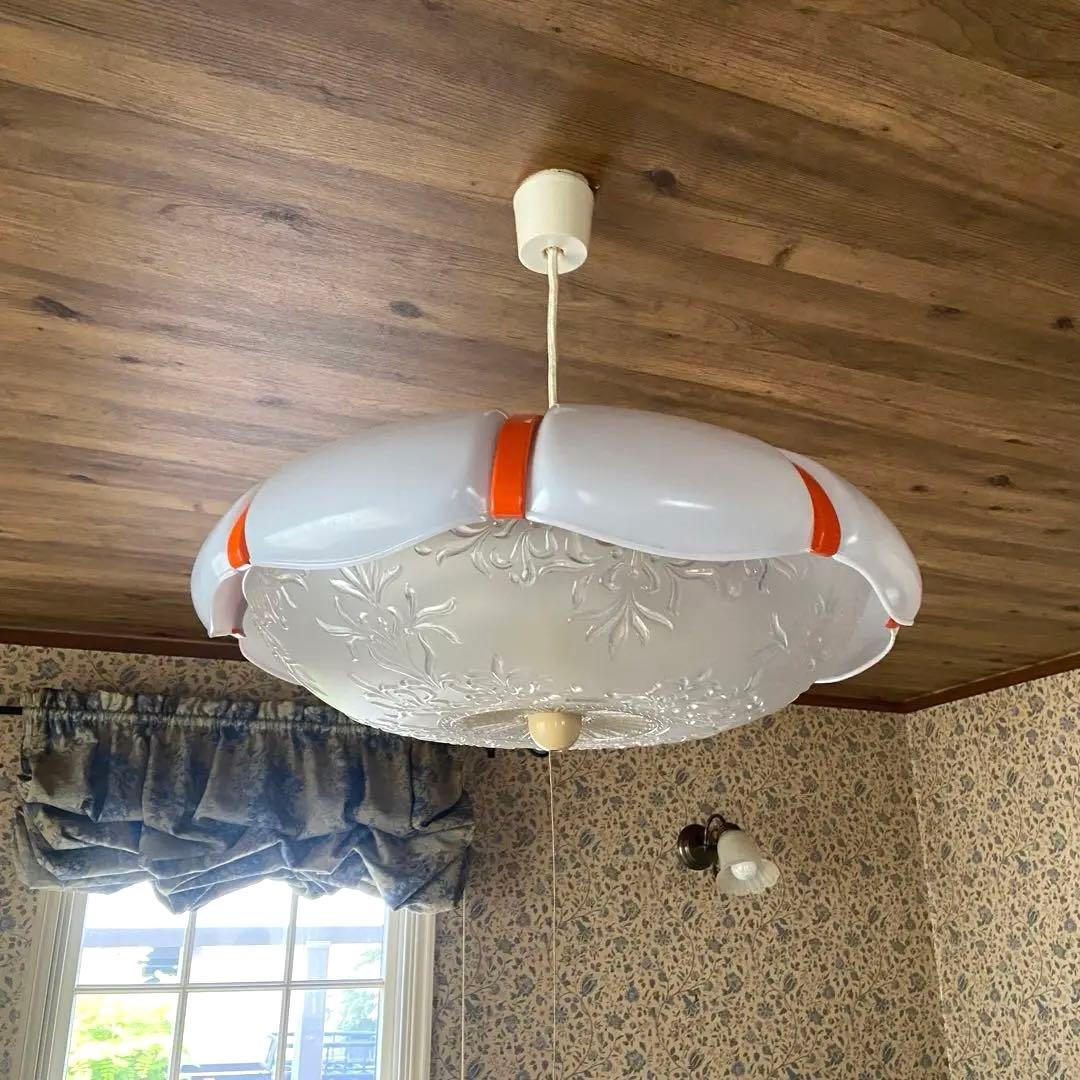 スペースエイジ　70’s ビンテージ　大型照明　昭和レトロ　希少