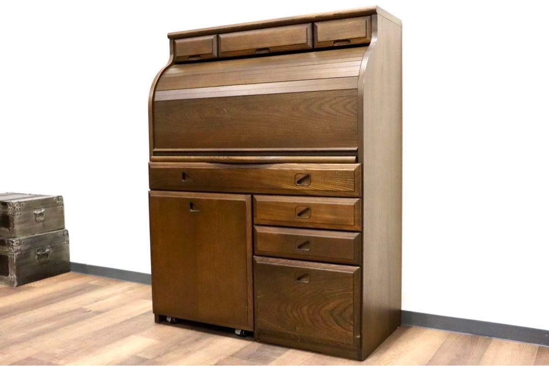 GMHH178○中屋家具 遊 ライティングビューロー ドレッサー デスク 化粧台