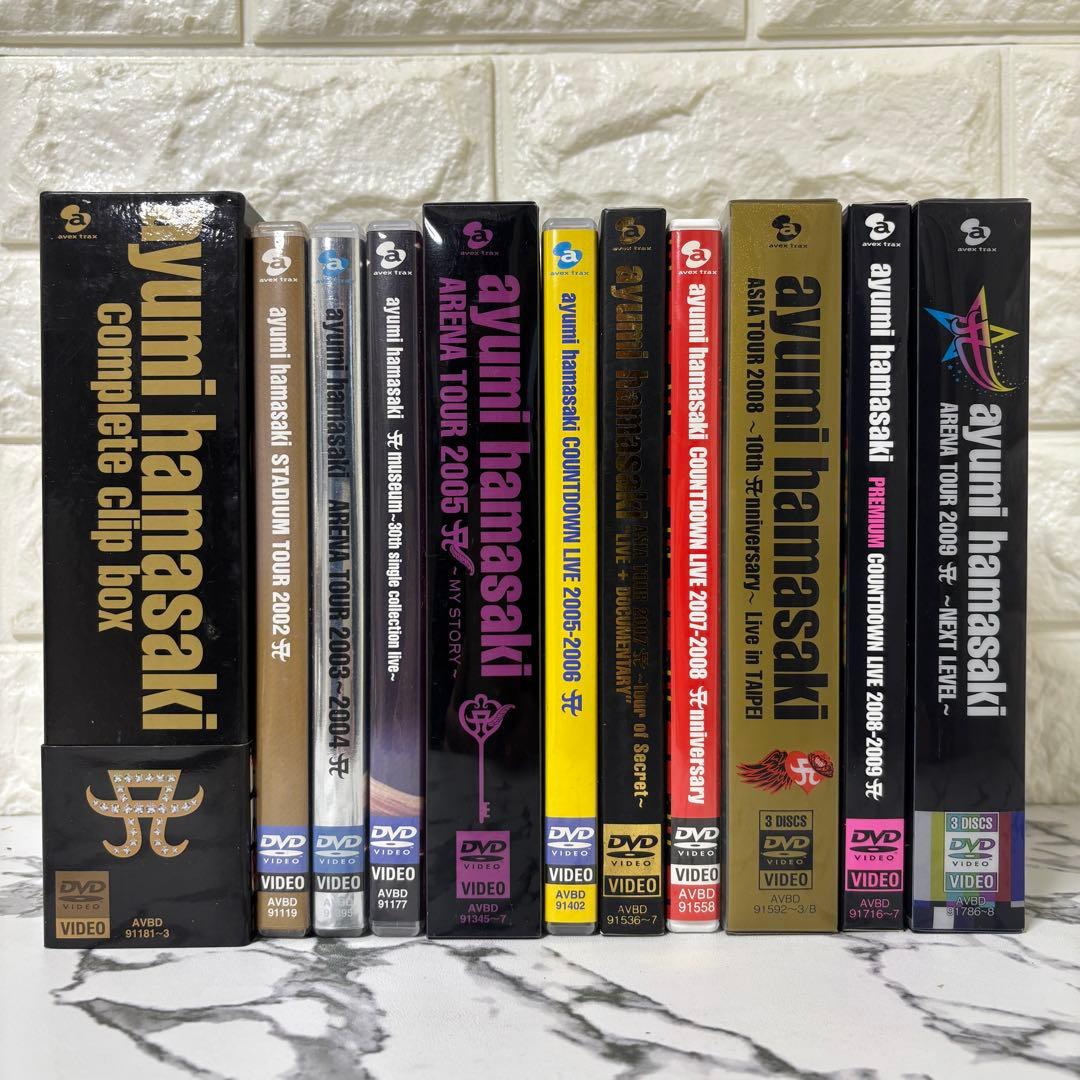 【セット✨】浜崎あゆみ　DVD 全11作品Complete Clip Box
