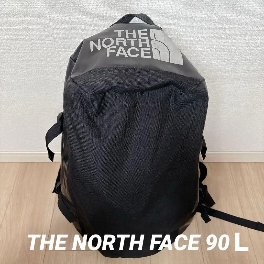 [美品]ノースフェイス 90ＬBCダッフルバックL 2WAY 大容量 キャンプ