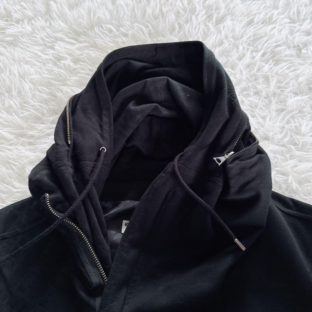 【KATHARINE HAMNETT LONDON】コットンライダース 黒 XL