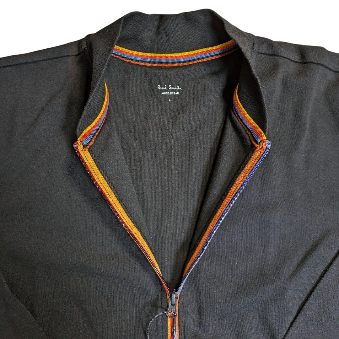 ポールスミス ジップアップ L ブルゾン アーティストストライプ ブラック