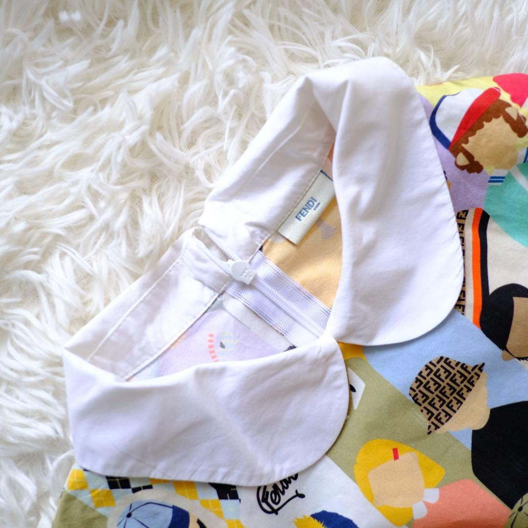 FENDI KIDS 160 ワンピース カラフル総柄 レディース