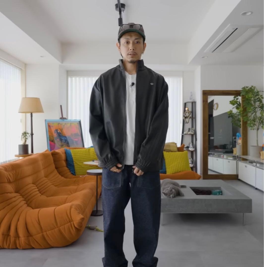 プレザー ファイヤーバード オーバーサイズ トラックトップ adidas