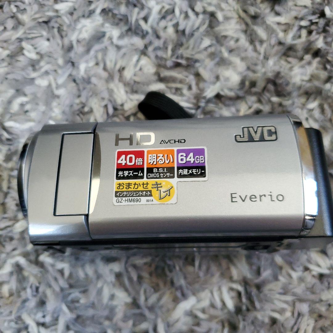 【美品】JVC GZ-HM690-S ビデオカメラ