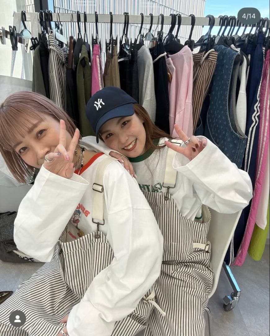 ニコアンド[Make stuff '24]てぃら チノワークサロペット