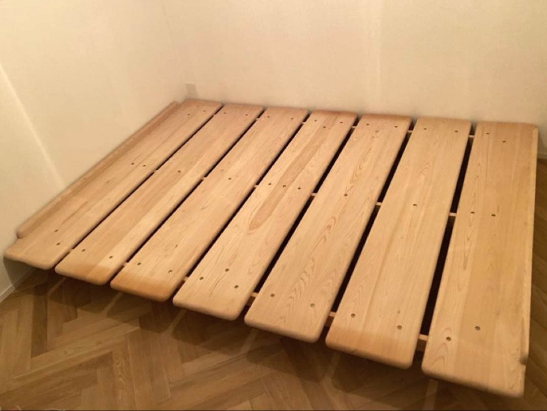 木製すのこベッド ダブルサイズ相当