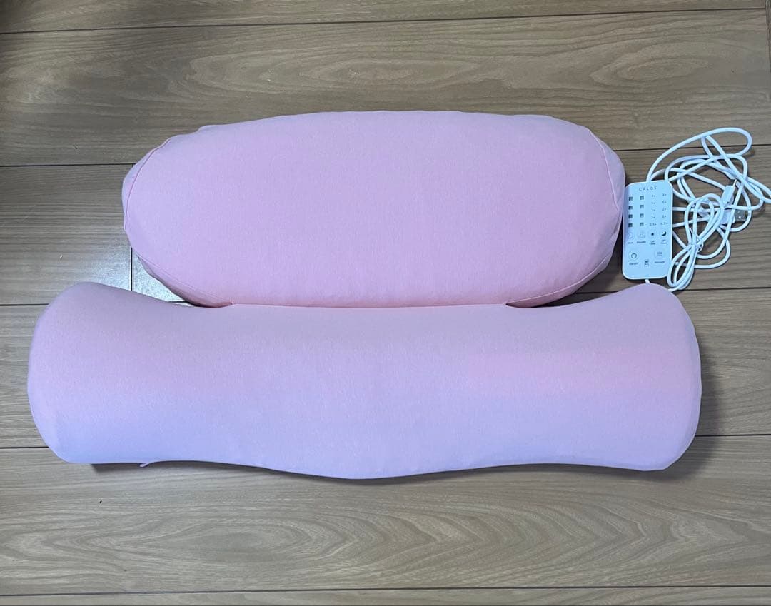 CALQS（カルクス）　首と肩がホッとする枕PLUS カバー付き　ピンク