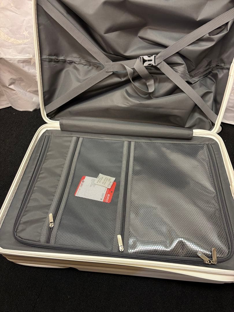 Ashard キャリーケース スーツケース Mサイズ ホワイト