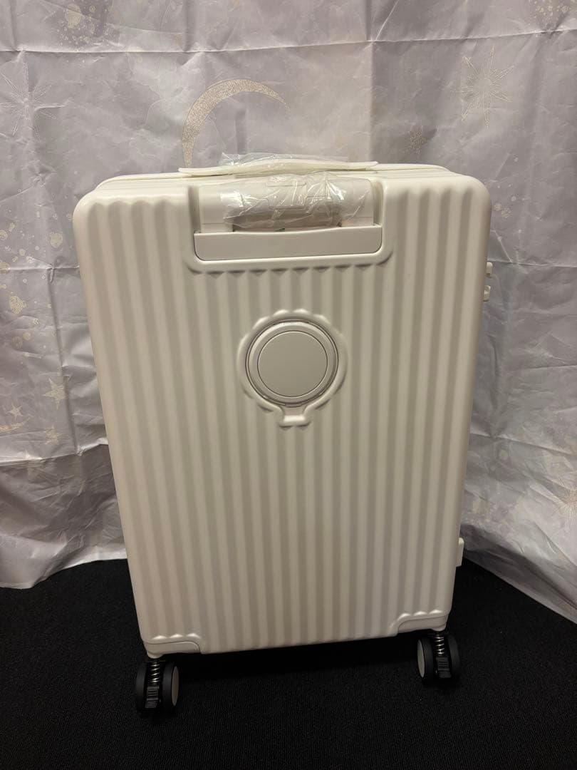 Ashard キャリーケース スーツケース Mサイズ ホワイト