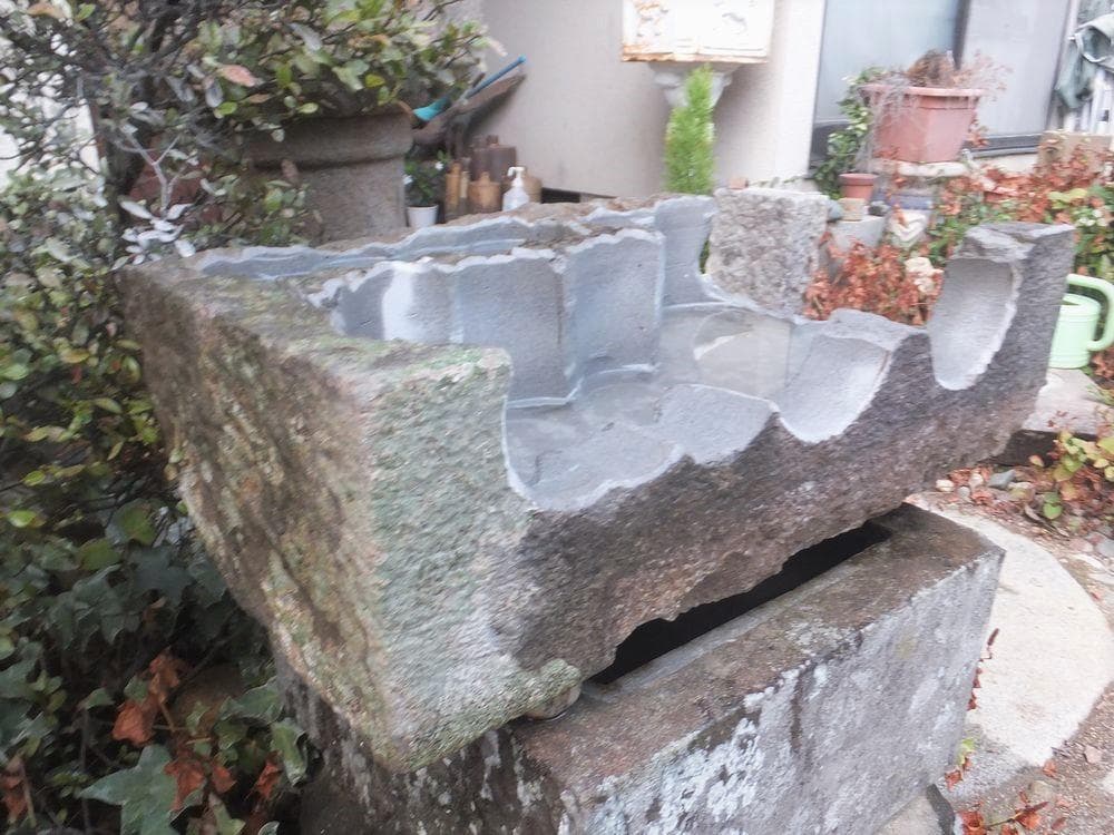 【バードバス・水鉢・オブジェ】庭石箱庭苔鉢苔玉向鉢造園ガーデニングオーナメント