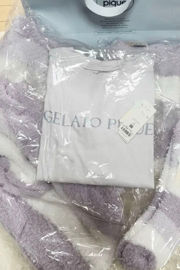 （新品未使用）ジェラートピケ マッシュ　ハッピーバッグＢ　5点セット　ラベンダー