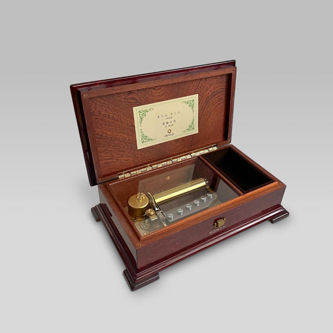 Sankyo【ORPHEUS】オルフェウス 50弁 マホガニー 木箱 オルゴール