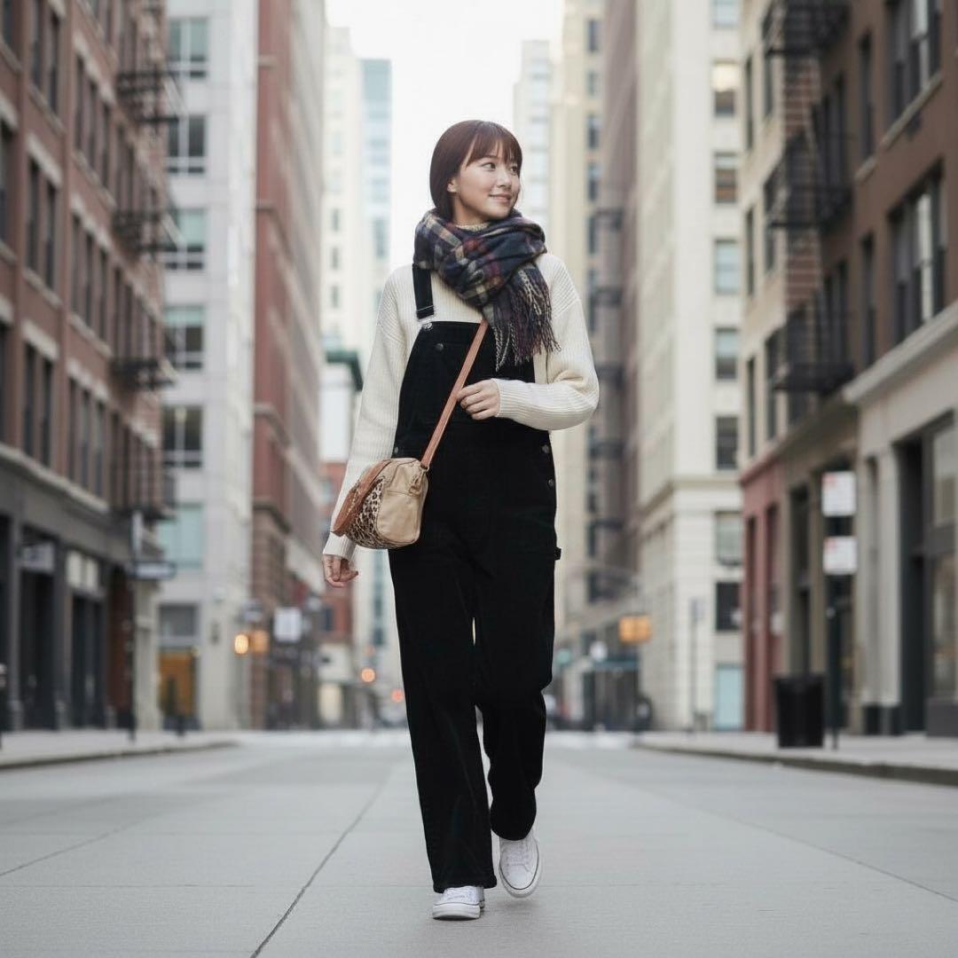 極美品⭐︎PAYDAY ペイデイ オーバーオール サロペット コーデュロイ　黒