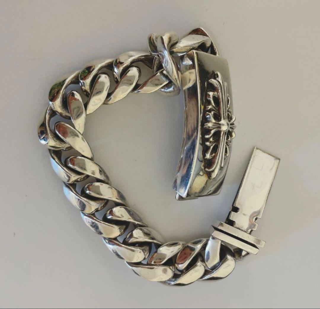 ぼぶゆう様限　クロムハーツ ID フローラルクロスブレスレット 13 link