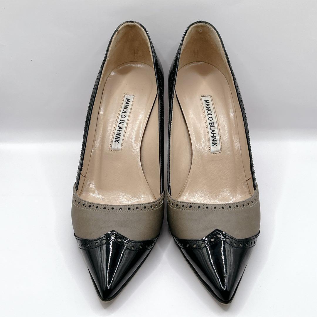 ✨美品✨MANOLO BLAHNIK パンプス ポインテッドトゥ 黒